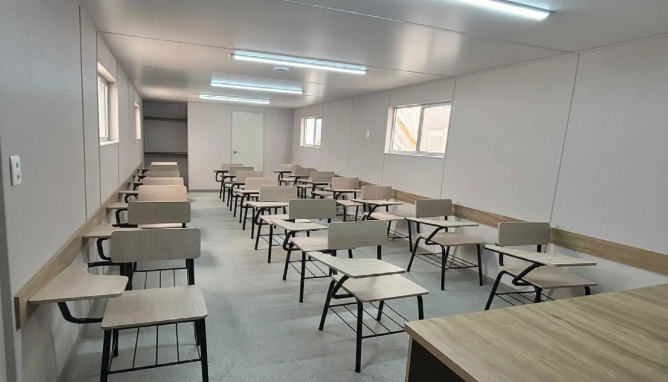 Aulas móviles: educación presencial en Durango